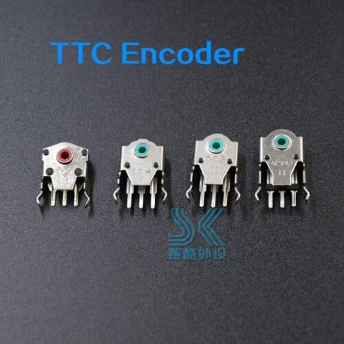 Original TTC Mouse Encoder Highly Accurate 8mm 9mm 10mm 11mm Green Red yellow Core 2pcs Solve the roller wheel problem