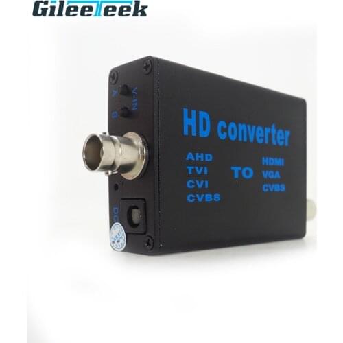 AHD41 VGA BNC to HDMI Converter High Definition Video Signal Converter AHD/TVI/CVI/CVBS to HDMI/VGA/CVBS Signal Converter