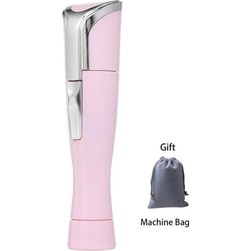 Pink 4 In 1 Portable Nose Hair Electric Trimmer Ear Nose Beard Eyebrow Hair Trimming Kit