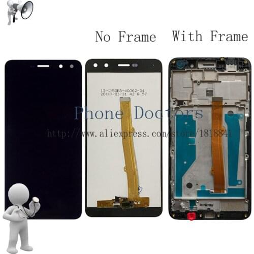 With Frame For Huawei Nova Young 4G LTE / Y6 2017 / Y5 2017 MYA-L11 MYA-L41 MYA-U29 LCD DIsplay Touch Screen Digitizer Assembly
