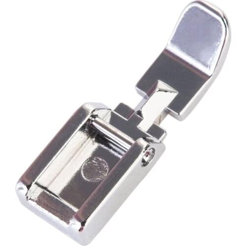 Sewing Tools Durable Narrow Clip-On Zip Zipper Presser Foot for Brother / Singer / Janome / Butterfly / Feiyue Knitting Machine