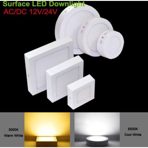 SEACAT Surface Mounted LED Panel Light Ceiling Light Down Spot Light AC/DC 12V/24V Warm White/Natural White/Cold White LED Lamp