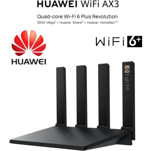 2020 Top-class Quality HUAWEI AX3 WiFi Router Gigabit Wireless High Speed 3xRJ45 Ports Dual Band WiFi 5GHz Preferred Auto