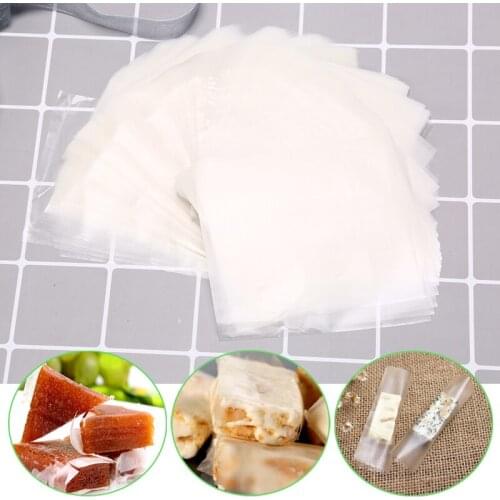 2021 500Sheets Edible Glutinous Rice Paper Xmas Wedding Candy Food Sweets Wrapping White Color Small