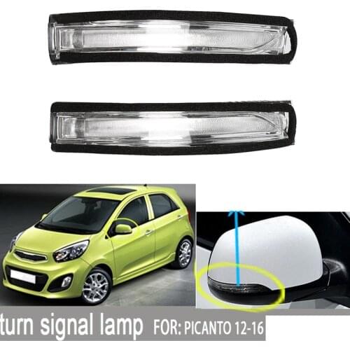 Car Rearview Mirror LED Turn Signal Lamp for Hyundai I20 2012-2016 KIA Picanto I20 2011-2015 87613-07003 87623-1J000