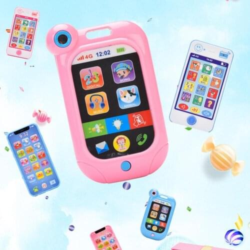 Children Cellphone Mobile Phone Touch Screen Music Light Education Kids Toy English Learning Mobile Phone Toy Chrismtas Gifts Ne