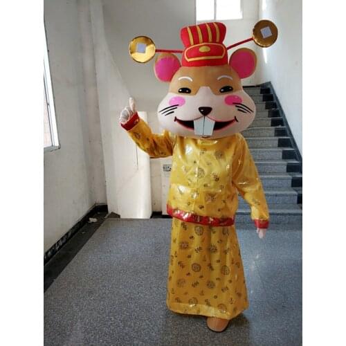 Mouse Mascot Costume Cosplay Party Game Dress Outfit Advertising New Year Halloween Adult Character Outdoor Mascot