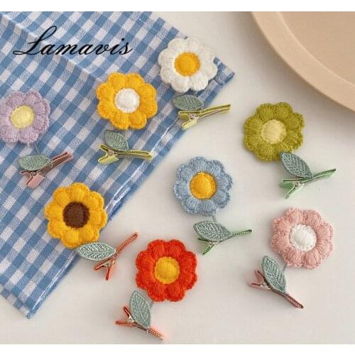 Spring And Summer 2020, The New Hairpin Three-Dimensional Will Move The Small Flower Fairy Tale Temperament Candy Color Since Th