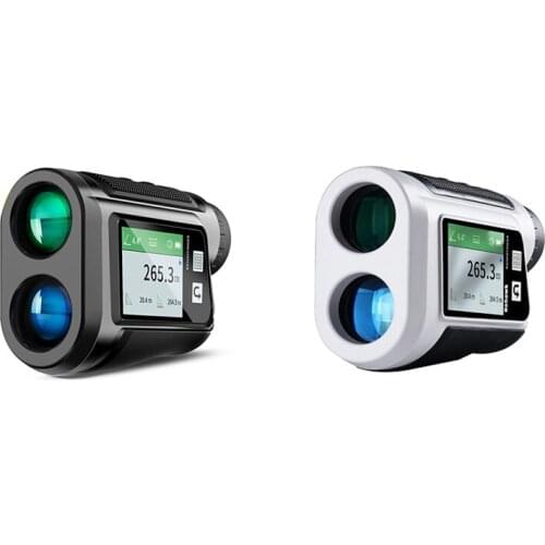 ELOS-Sport Golf Rangefinder Hunting Range Finder Rechargeable Press Screen Distance Measuring With Flag-Lock 600M