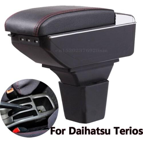 For Daihatsu Terios armrest box central Store content box products interior Armrest Storage accessories parts