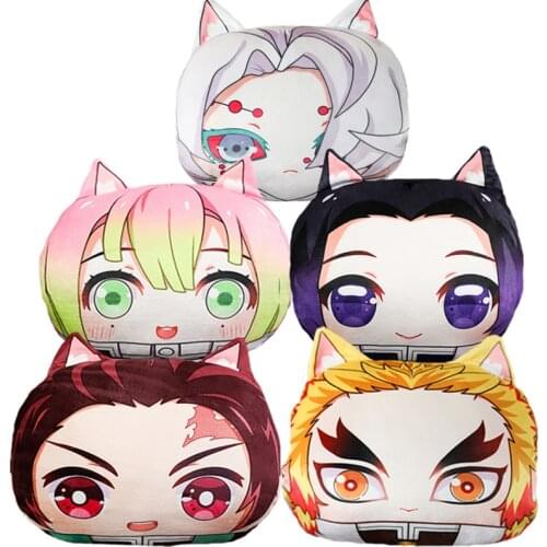 Demon Slayer: Kimetsu no Yaiba Cushion Pillow Kamado Tanjirou Kochou Shinobu Kanroji Mitsuri Kamado Nezuko Hand Warmer Pillow
