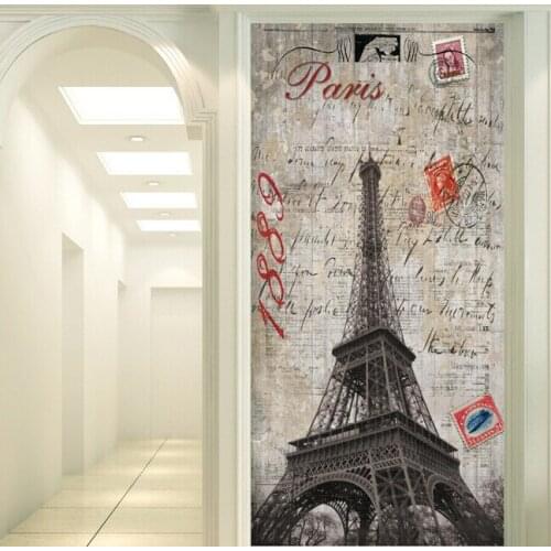 Custom 3D wallpaper, European style nostalgic France Paris tower for the living room bedroom TV background wall vinyl wallpaper