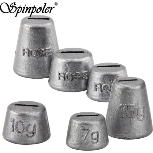 Spinpoler High Quality Fishing Weights Sinkers Flippings Weights Sinker Sets 5g 7g 10g 15g 20g Freshwater Saltwater Fishing Gear