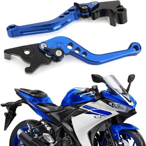 Topteng Brake Clutch Levers For YAMAHA YZF R3 R25 MT 25 2015-2017 Silver