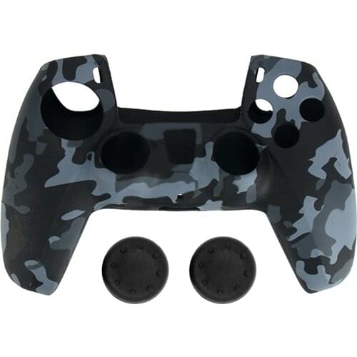 Silicone Case Dustproof Skin Protective Cover Sleeve for playstation PS5 Control 090F