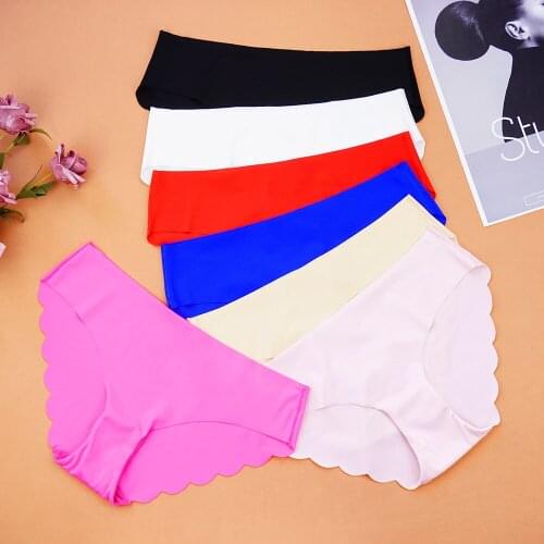 1 Piece Lot Panties for Women Seamless Panty Underwear Women Wholesale Low Waist Ruffles
