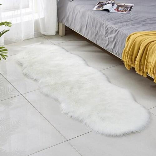 60*180cm Shaggy Carpet Fluffy Soft Plush Rugs Floor Mat Living Room Kids Room Hairy Carpet Bedroom Rugs Sofa Pad Fur Carpet