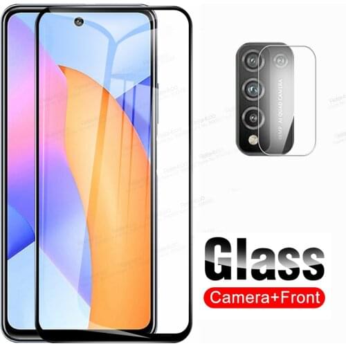 2 in 1 Camera Tempered Glass For Huawei Honor 10X Lite 10 Light On Honer Hono Honar 10i 10Lite Honor10 X i Cover Portective Film