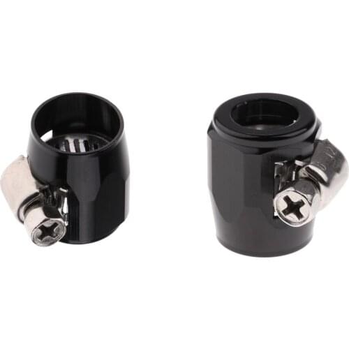 2 Pcs. Anodized Aluminum Hose Clamps Hose Clamps, Φ 12-19mm Adjustable