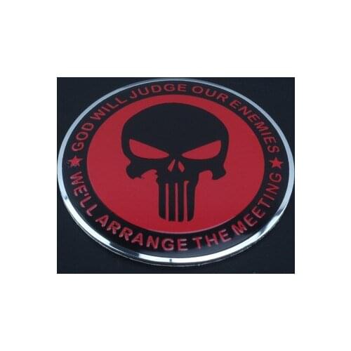 4x 56mm Skull Bone Auto Wheel Center Hub Cap Badge Emblem Decal Sticker Car Accessories