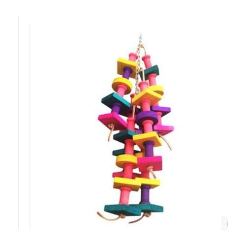 The parrot supplies natural wooden toys cage accessories