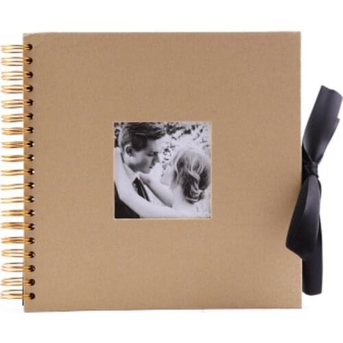 10 Inch Scrapbook Album DIY Paper Model Gift Valentines Day Wedding Guest Birthday Travel Memory Book