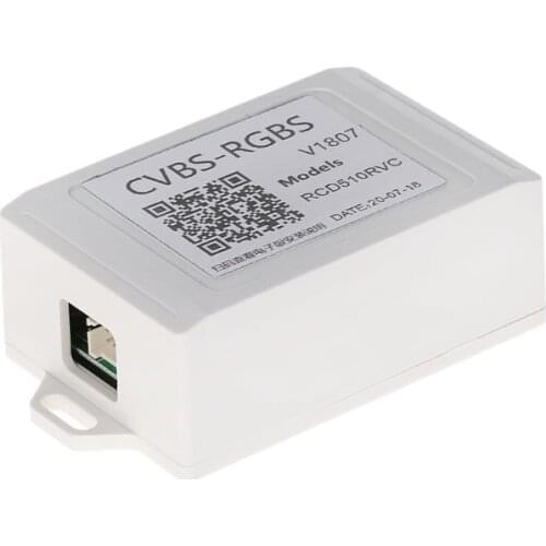 Car Backup Camera Rearview RGB To AV camera Converter Adapter RGB Adapter ABS can achieve reversing rear view function