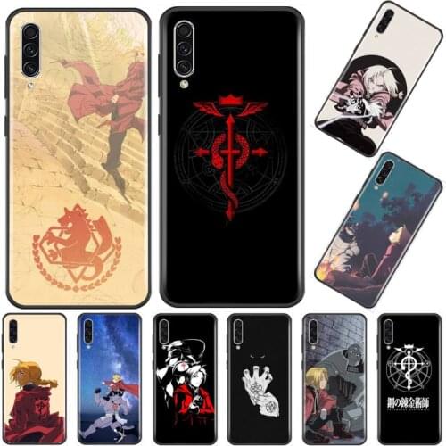 Anime Fullmetal Alchemist Phone Case For Samsung A20 A30 30s A40 A7 2018 J2 J7 prime J4 Plus S5 Note 9 10 Plus