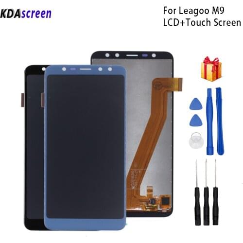 For Leagoo M9 LCD Display Touch Screen Digitizer Replacement For Leagoo M9 Display Screen LCD Phone Parts Free Tools