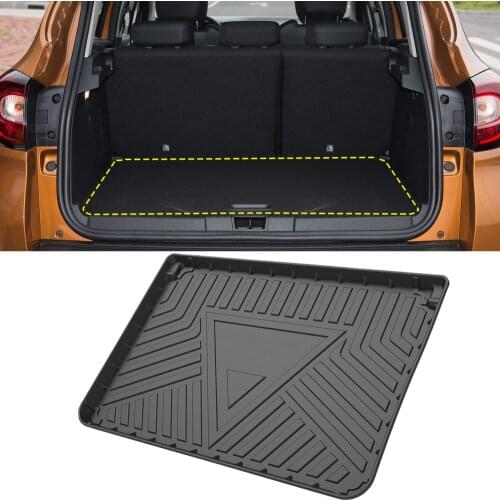 For Renault Captur J87 2013-2019 Auto Car Cargo Liner All-Weather TPE Non-slip Trunk Mats Boot Tray Carpet Interior Accessories