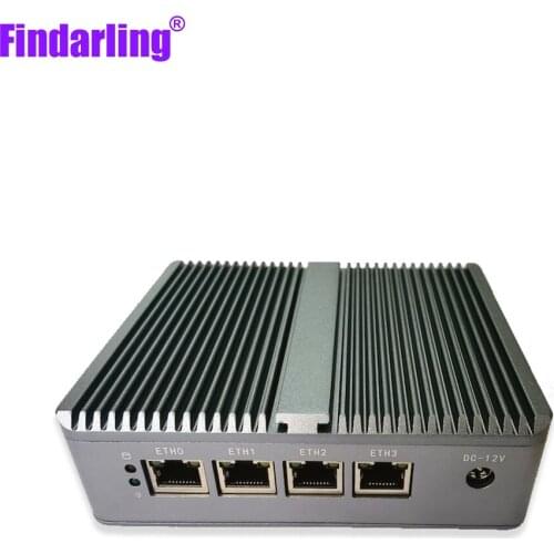 Dual Core CPU E3827 Pfense Mini Router Server CP 4*1000M Lan Support Windows10 Linux HD VGA Dual Display Fanless Desktop