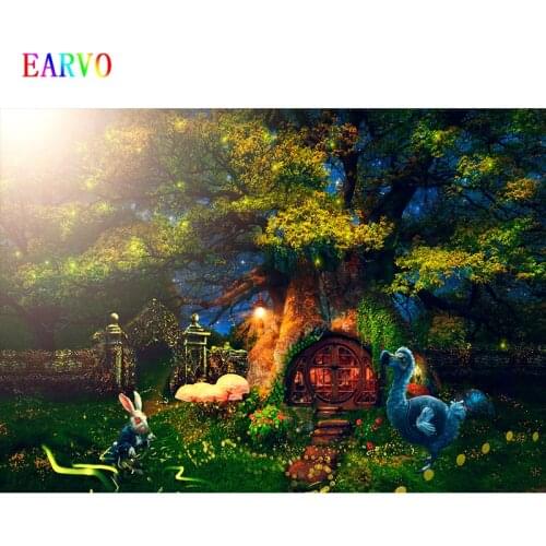 Enchanted Magic Forest Mushroom photography backgrounds Vinyl/polyester Home room decoration backdrop photo Photo studio backgro