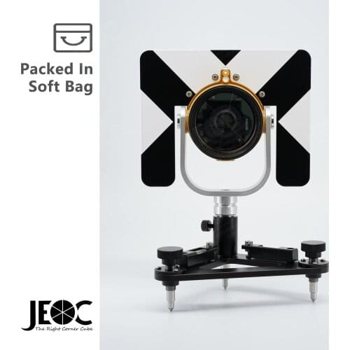 JEOC Universal Prism & Accurate Tribrach Set, Total Station Surveying Reflector System