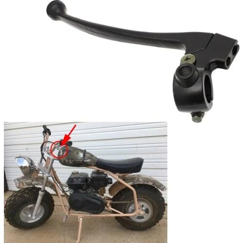 Left Brake Lever For Coleman Ct200u Trail 200 CT200U CT200U-EX 196cc Mini Bikes Black