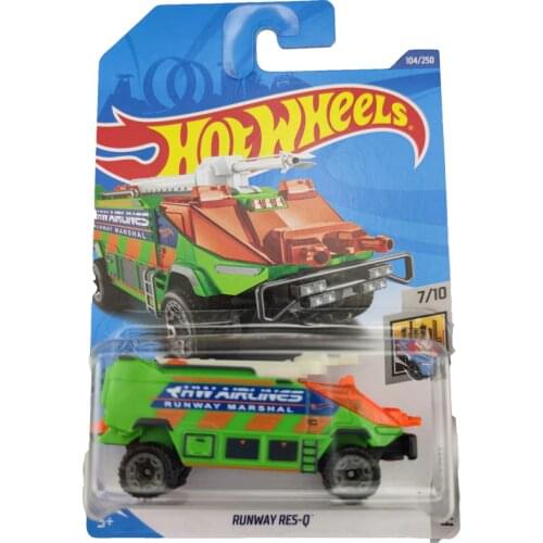 2020-104 Hot Wheels 1:64 Car RUNWAY RES-Q Metal Diecast Model Car Kids Toys Gift
