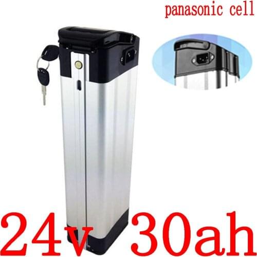 24V battery 24v 30ah lithium battery 24V 11.6AH 14.5AH 15AH 17AH 20AH 25AH 29AH 30AH electric bike battery use panasonic cell