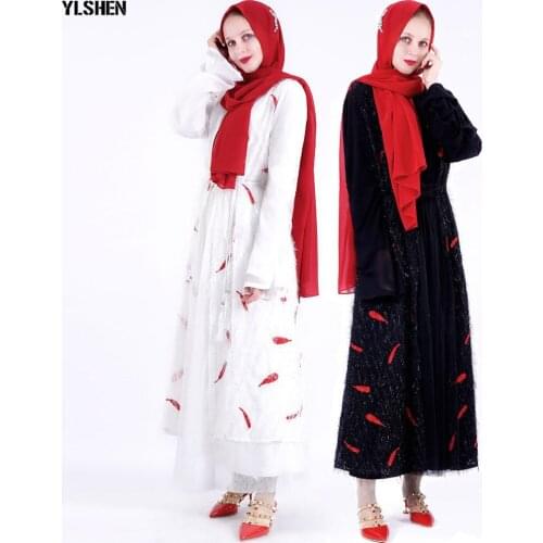 2020 Muslim Dress Abaya Dubai Kaftan Kimono Bangladesh Robe Musulmane Islamic Clothing Caftan Marocain Turkish UAE Eid Gift Part