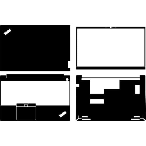 KH Carbon fiber Laptop Sticker Skin Decals Cover Protector for Lenovo Thinkpad E15 Gen2 2nd Generation 15" 2021