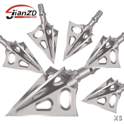 6/12Pcs Archery Arrowheads Broadheads 3 Blade Hunting Arrow Tip Points for Crossbow Carbon Arrows Broadhead Arrow For Hunting
