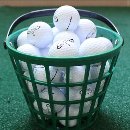 Portable Golf Ball Basket Green Durable Nylon Golfball Container with Handle Drop Shipping