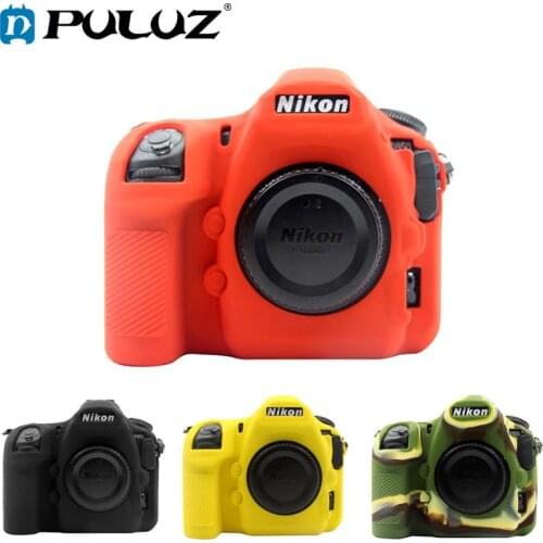 PULUZ Soft Silicone Rubber Camera Protective Body Cover Case Skin Case for Nikon D850 DSLR Camera Bag protector Cover