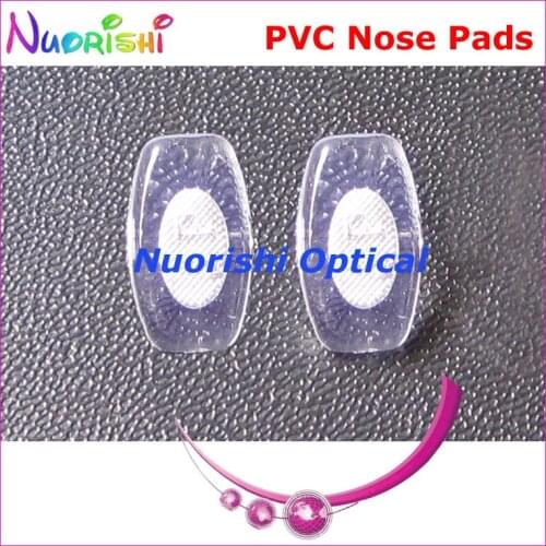PV82 12mm glasses pvc nose pads with metal core eyewear accessories free shipping