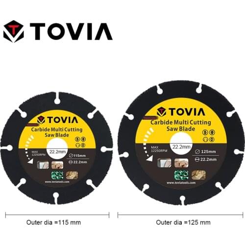 TOVIA Circular Saw Blade Angle Grinder Disc Wood 115MM 125MM Alloy Cuting Disc For Wood Cutting Wood Cutter Disc