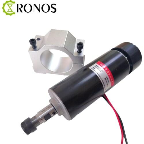 0.5kw Air Cooled Spindle ER11 Chuck CNC 500W Spindle Motor + 52mm Clamps For DIY CNC