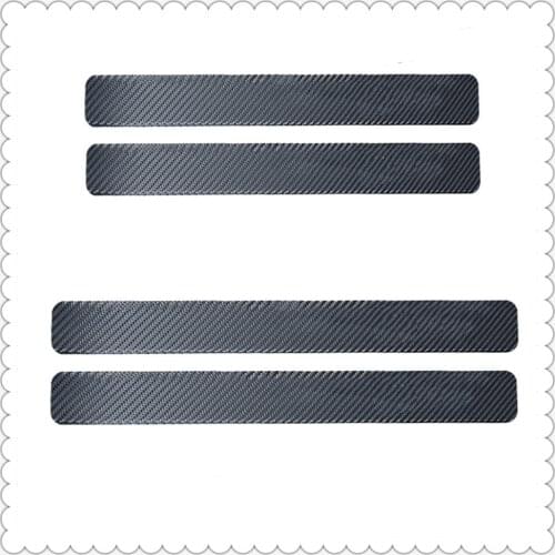4PCS Car Styling Stickers Scuff Anti Scratch Carbon Fiber for daimler chrysler GRAND CHEROKEE 2002 2011 2007 RAM1500 2004