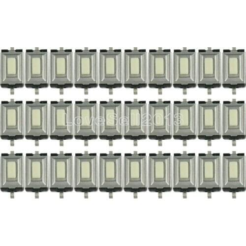 30PCS 3*6*2.5MM 3X6X2.5mm Tactile Push Button Switch Tact Switch Micro Switch 2 Pin SMD