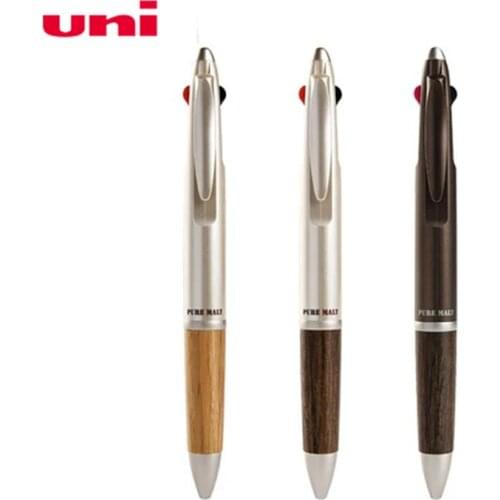 Japan/1pcs/ Uni/PURE MALT/UNI/Century Oak/Three-function Pen/ MSXE3-1005-07 Ballpoint Pen