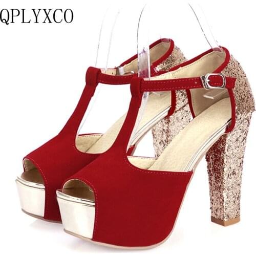 2017 Limited New Gladiator Sandals Women Tenis Feminino Big Size 34- 43 Sandals Ladies Lady Shoes High Heel Women Pumps 171