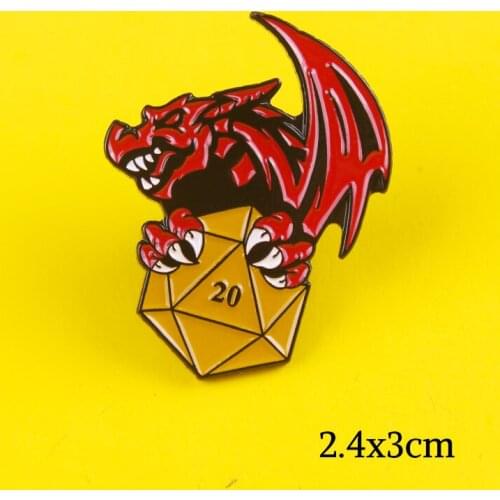 Punk Badges For Jacket Clothes Dragon Animals Lapel Pins Brooches Metal For Backpack Badge Creative Gift For Women And Men