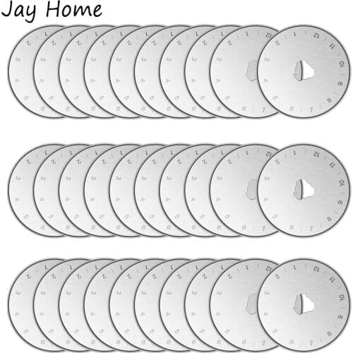 10/5PCS 45mm Rotary Cutter Blade Round Quilting Blades Rotary Replacement Cutting Blade for Quilting Fabric Sewing Craft
